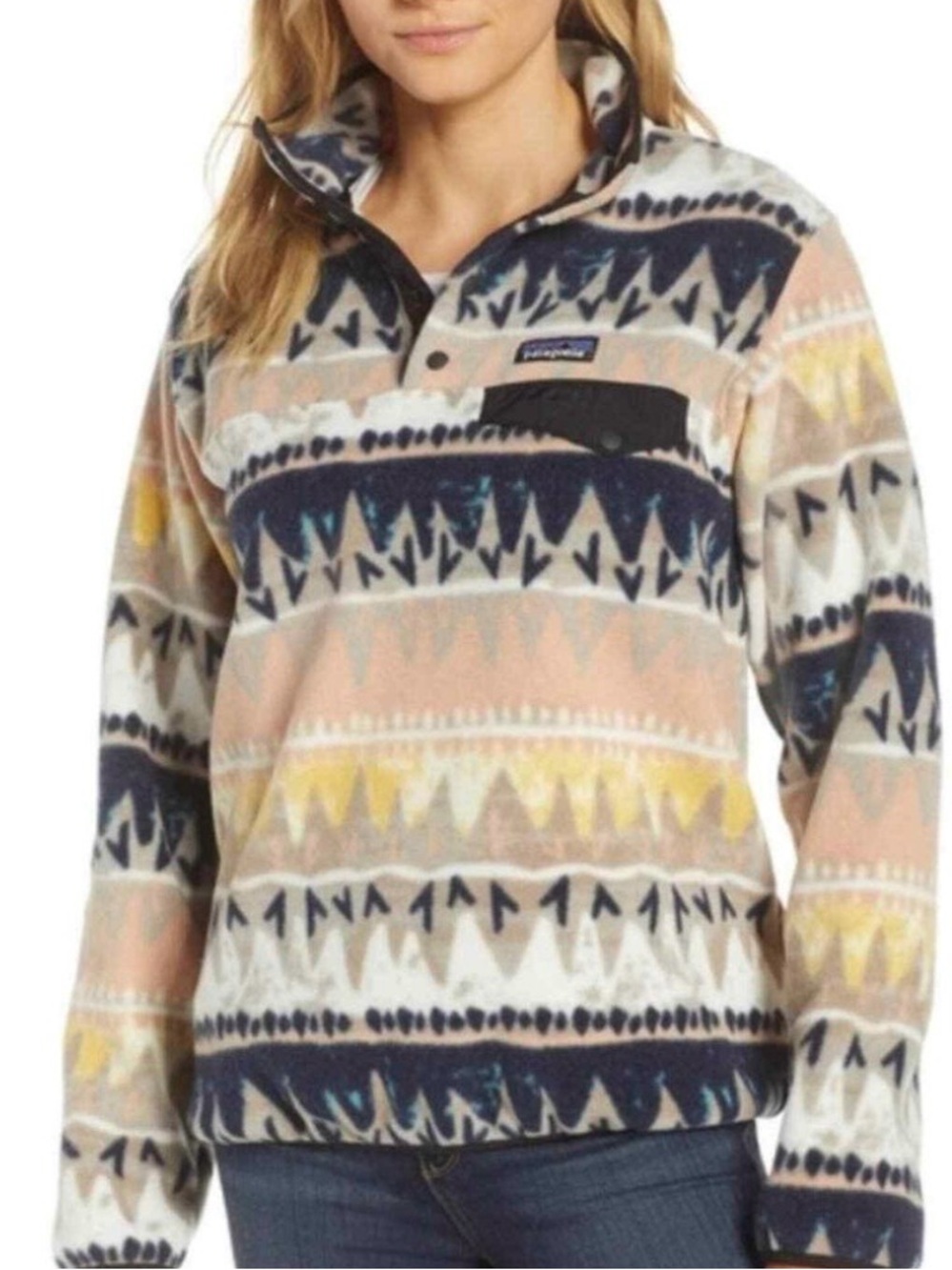 Patagonia SYNCHILLA Women’s Printed Snap-T Fleece Pullover - Multi-Color